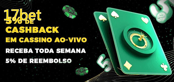 Promoções do cassino ao Vivo 17bet